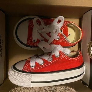 Infant red converse